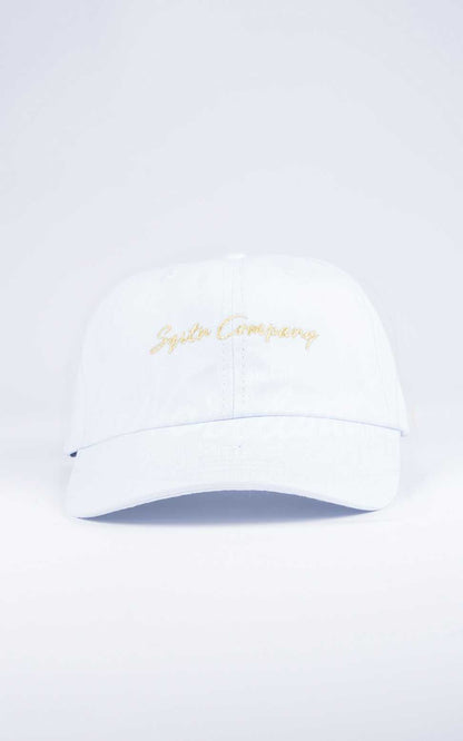 Simon – Casquette Blanche Script pour Hommes