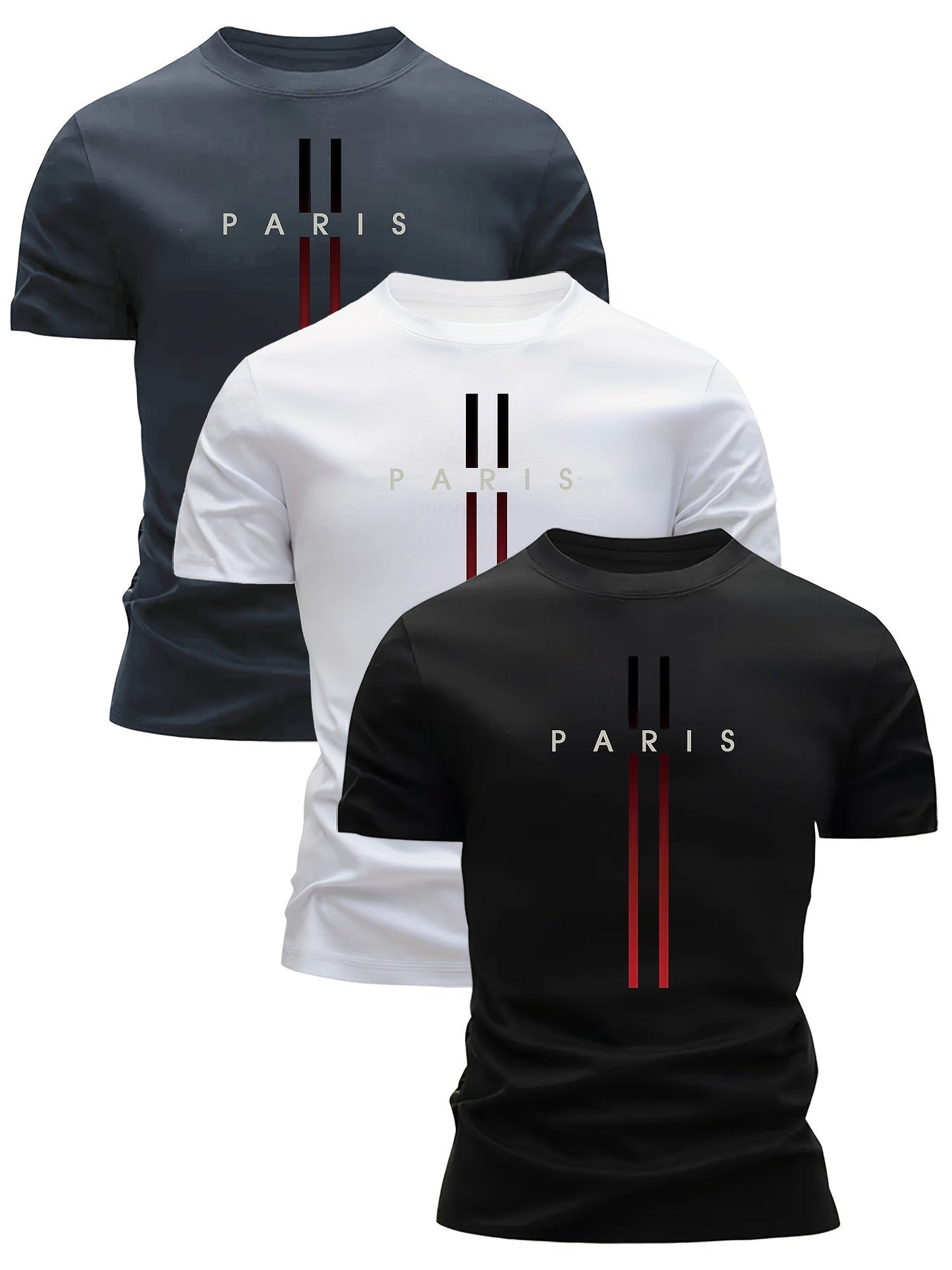 T-shirt homme style urbain Paris graphique tendance pour loisirs et sorties