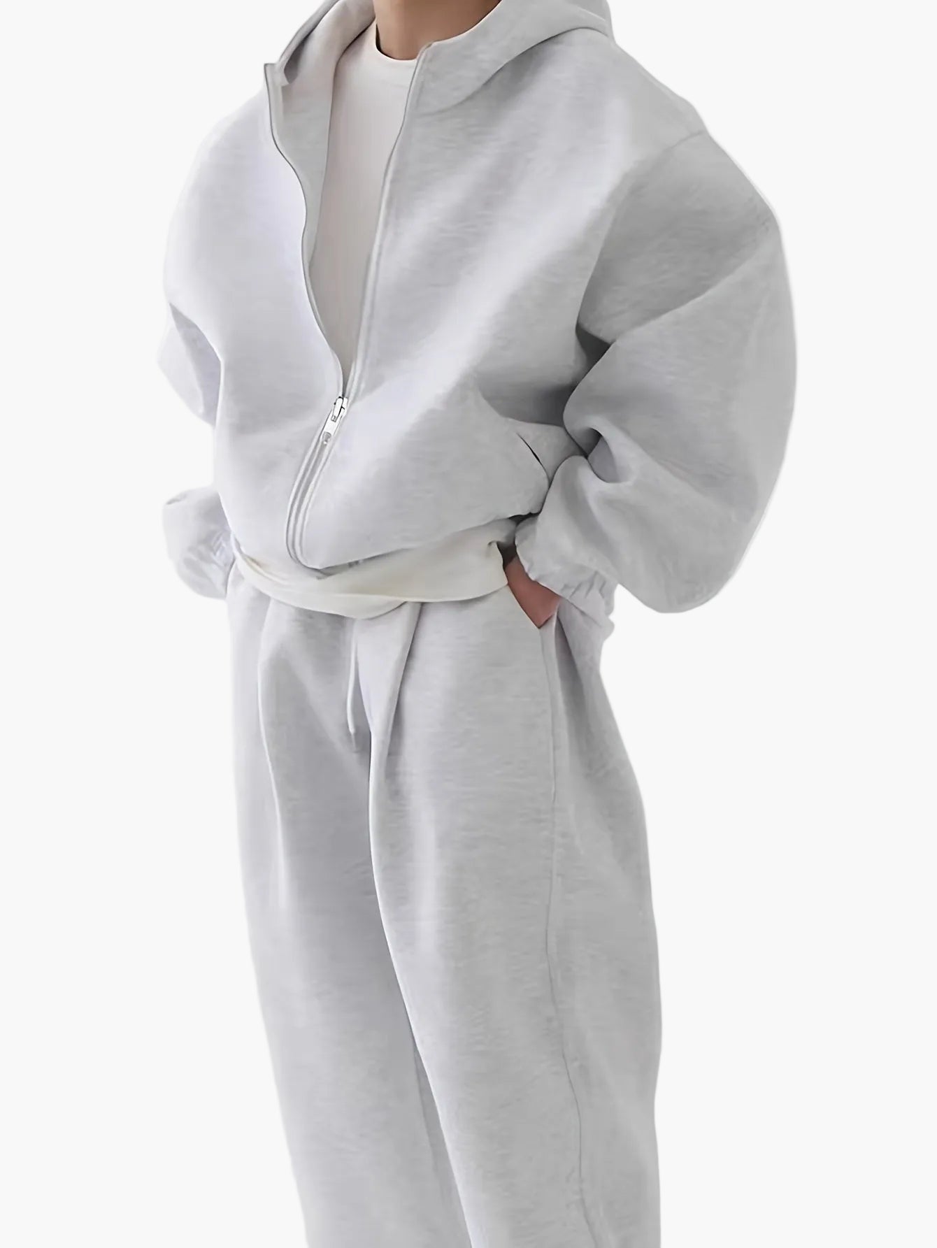 Ensemble de survêtement homme style décontracté sport avec capuche - idéal pour loisirs et sports d’automne hiver