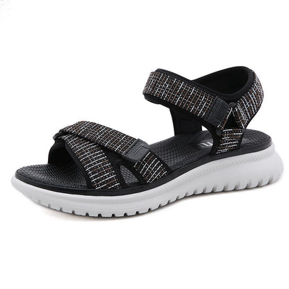 Phoebe – Chaussures de fille étudiantes légères et confortables à talons compensés de style preppy