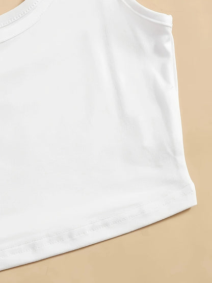 Débardeur femme style sport à dos croisé pour le printemps et l'été