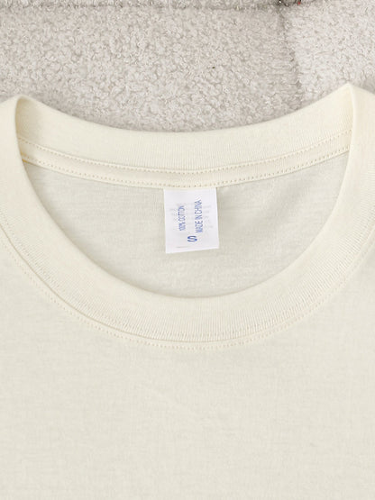 Afslappet dame-T-shirt med vintage bådmotiv i nautisk stil til urban eventyr