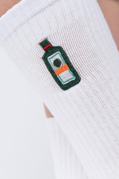 Dan – Chaussettes en Coton Bio Brodées pour Hommes
