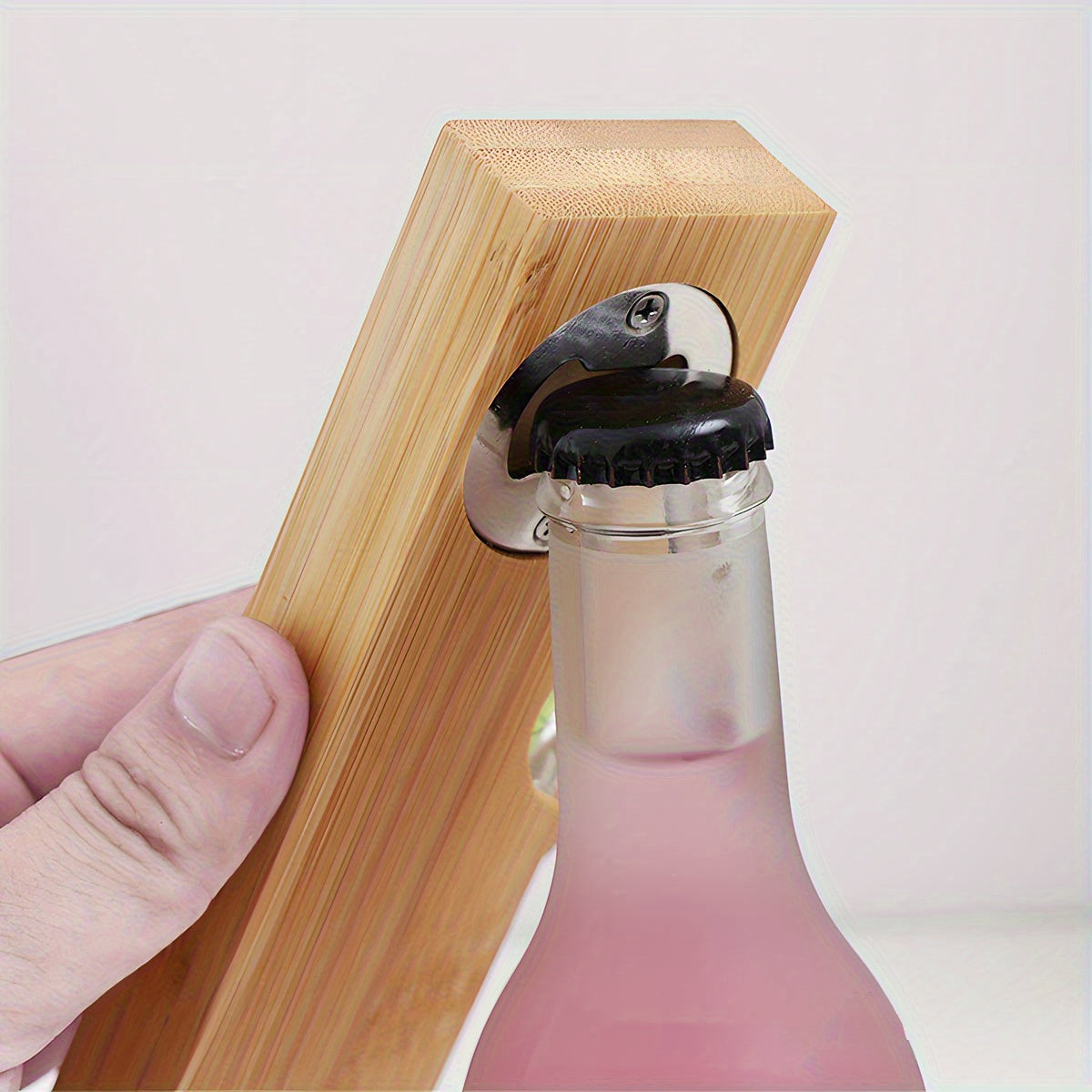Persoonlijk waterpas en flesopener voor mannen – Atelierstijl en cadeau voor papa