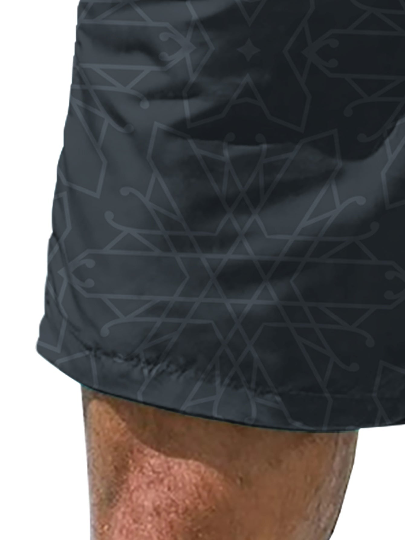 Short de Bain Homme Style Décontracté à Motif Graphique pour Plage et Piscine