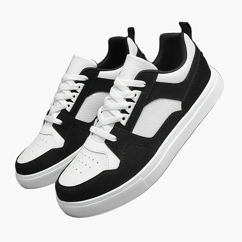 Męskie casualowe trampki w stylu preppy – uniwersalne niskie sneakersy na co dzień