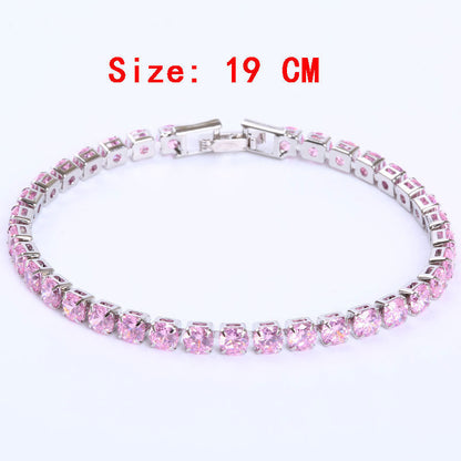Tracy – Bracelet en Zircon avec Design Géométrique