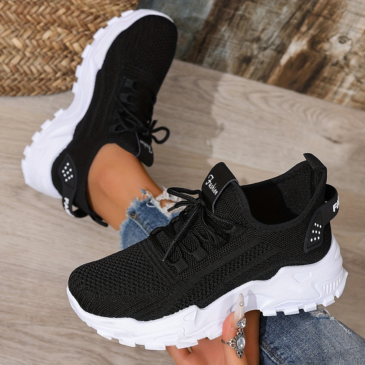 Baskets de sport femme ultra-légères style running pour loisirs et marche