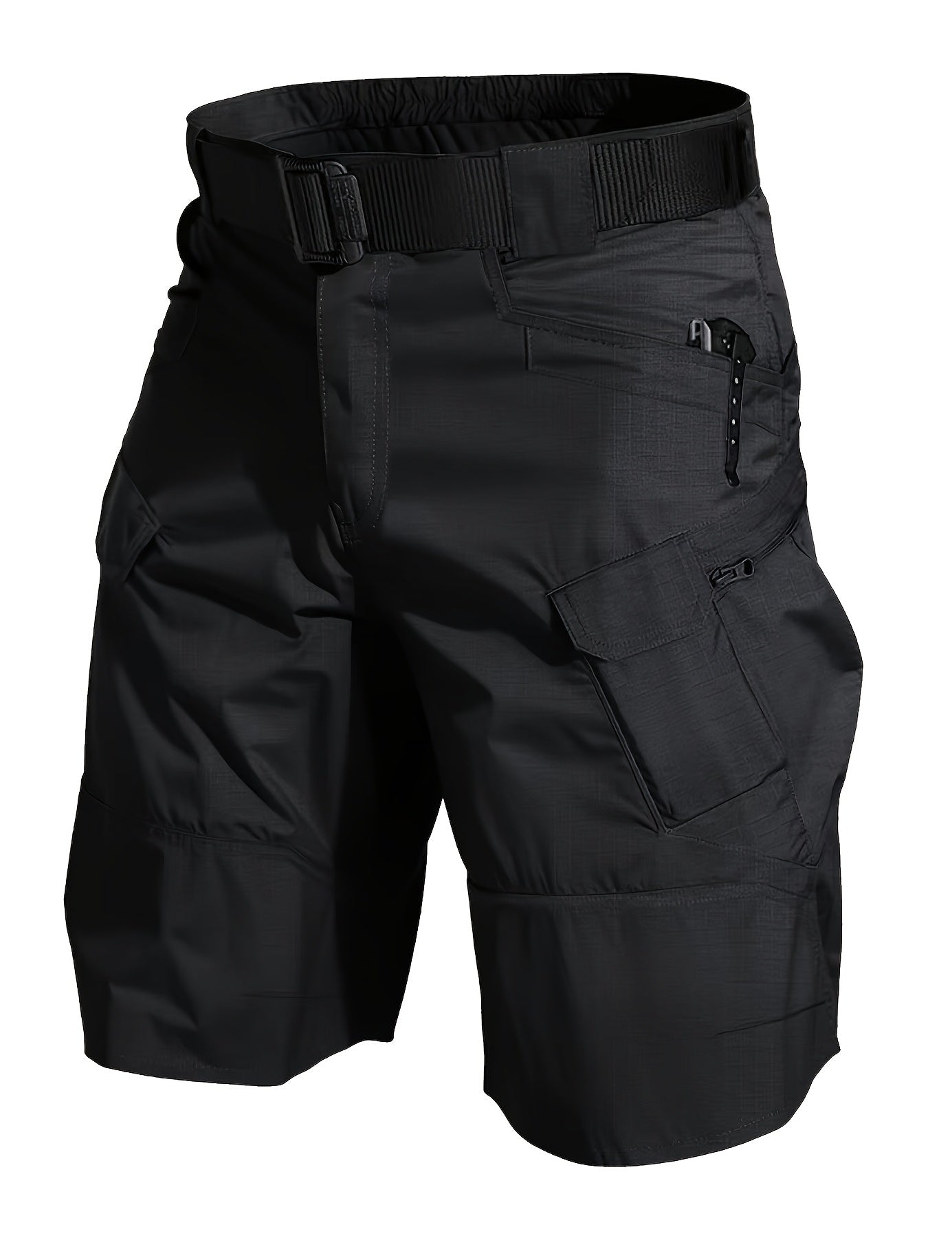 Short cargo tactique pour homme, style outdoor polyvalent, idéal randonnée et activités extérieures