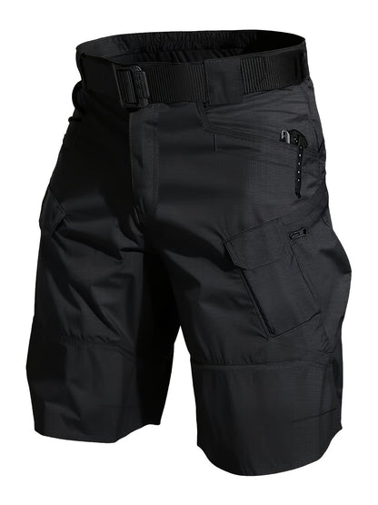 Short cargo tactique pour homme, style outdoor polyvalent, idéal randonnée et activités extérieures