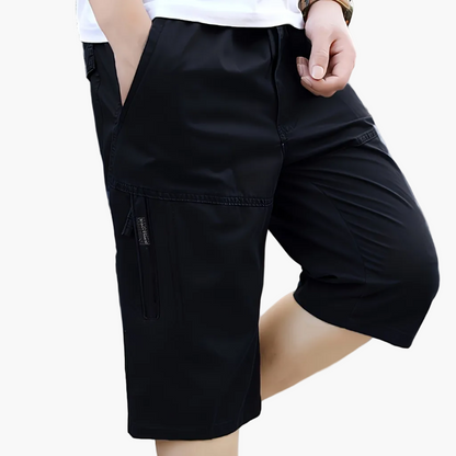 Short bermuda décontracté pour homme style outdoor avec poches zippées - idéal quotidien et loisirs