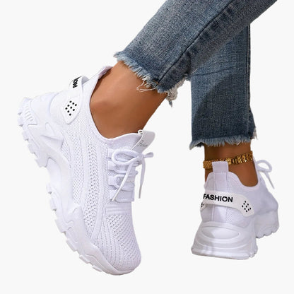 Baskets de sport femme ultra-légères style running pour loisirs et marche