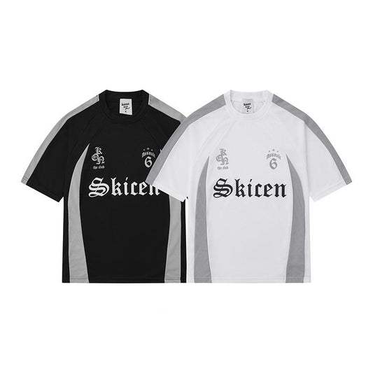T-shirt hip hop homme style streetwear imprimé lettrage Skicen