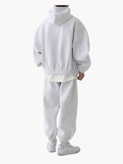 Ensemble de survêtement homme style décontracté sport avec capuche - idéal pour loisirs et sports d’automne hiver