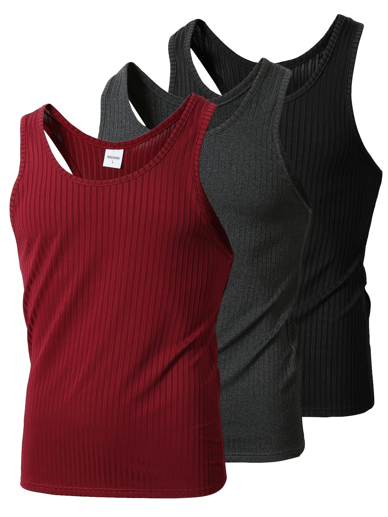 Men's Sport Tank Top Modern Style Set of 3 – Ideal for Training and Everyday Wear