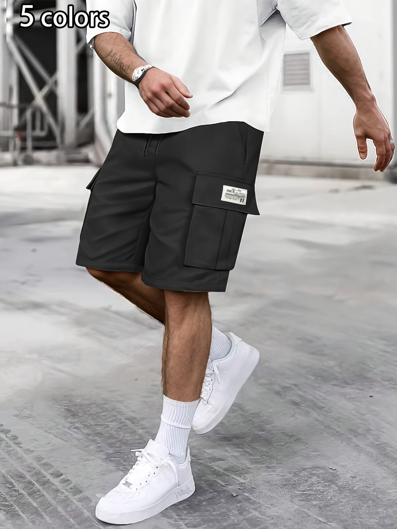 Short cargo décontracté pour homme avec poches multiples – Style urbain polyvalent