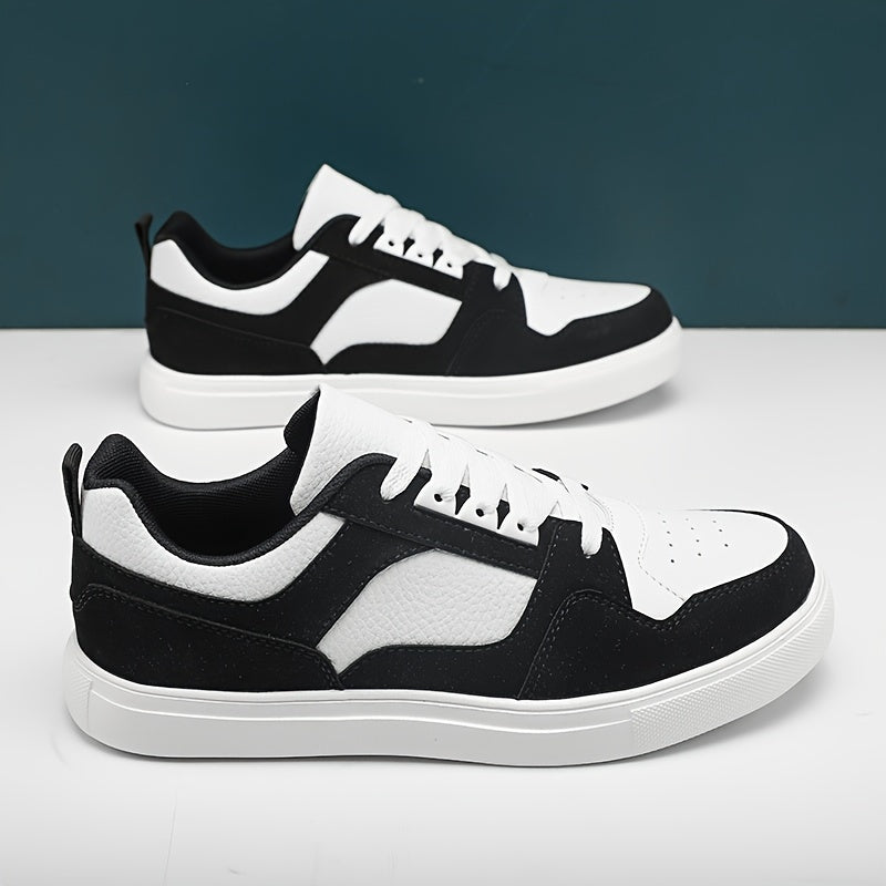 Męskie casualowe trampki w stylu preppy – uniwersalne niskie sneakersy na co dzień