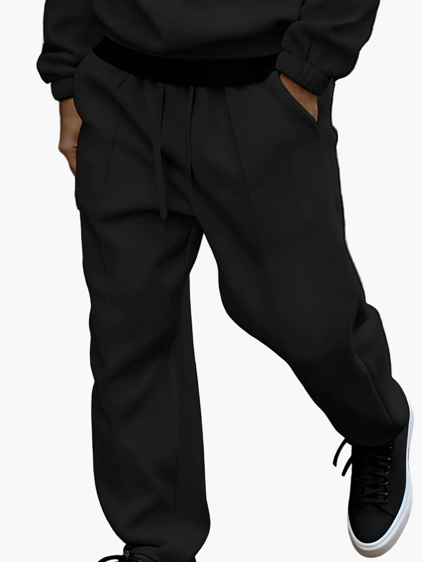 Survêtement décontracté pour homme avec sweat zippé – Style urbain polyvalent