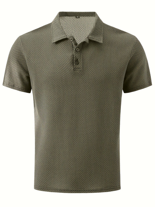 Polo casual uomo stile moderno per estate - maniche corte, uso quotidiano o tempo libero