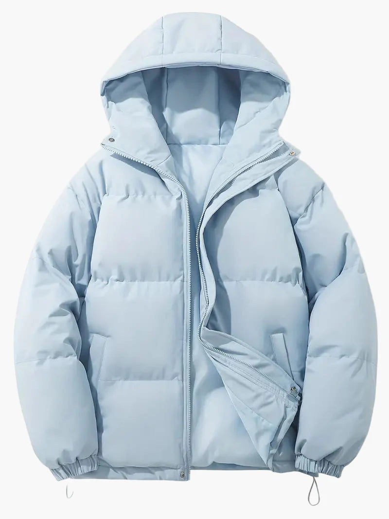 Veste doudoune homme capuche style classique pour hiver – Élégance et chaleur urbaine