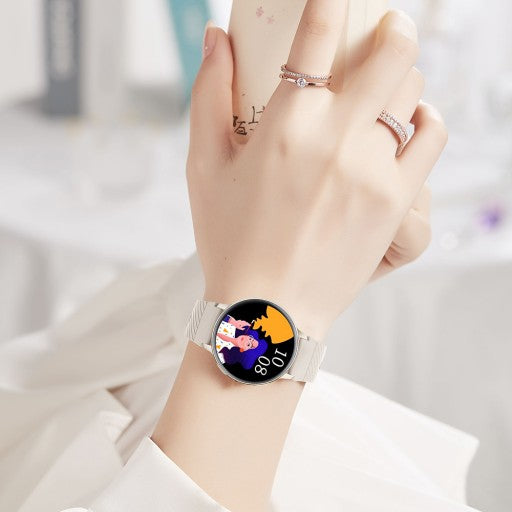 Carly – Montre Connectée Élégante Ultra-Mince pour Femmes