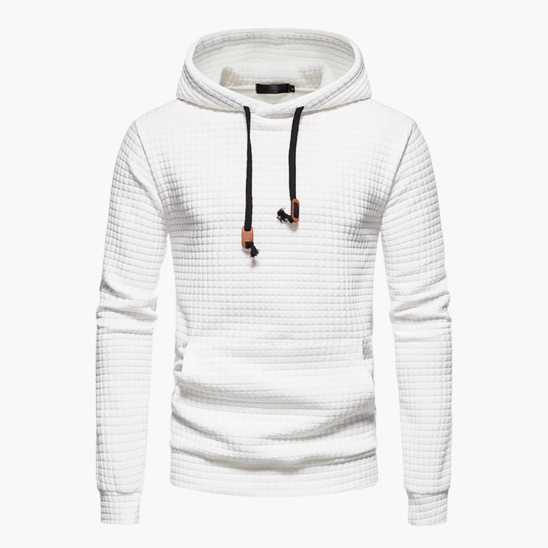 Hoodie à Capuche Homme Style Décontracté Motif Carreaux – Confort Moderne pour Tous les Jours