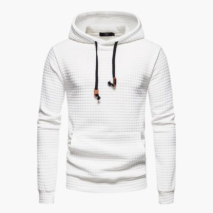 Hoodie à Capuche Homme Style Décontracté Motif Carreaux – Confort Moderne pour Tous les Jours