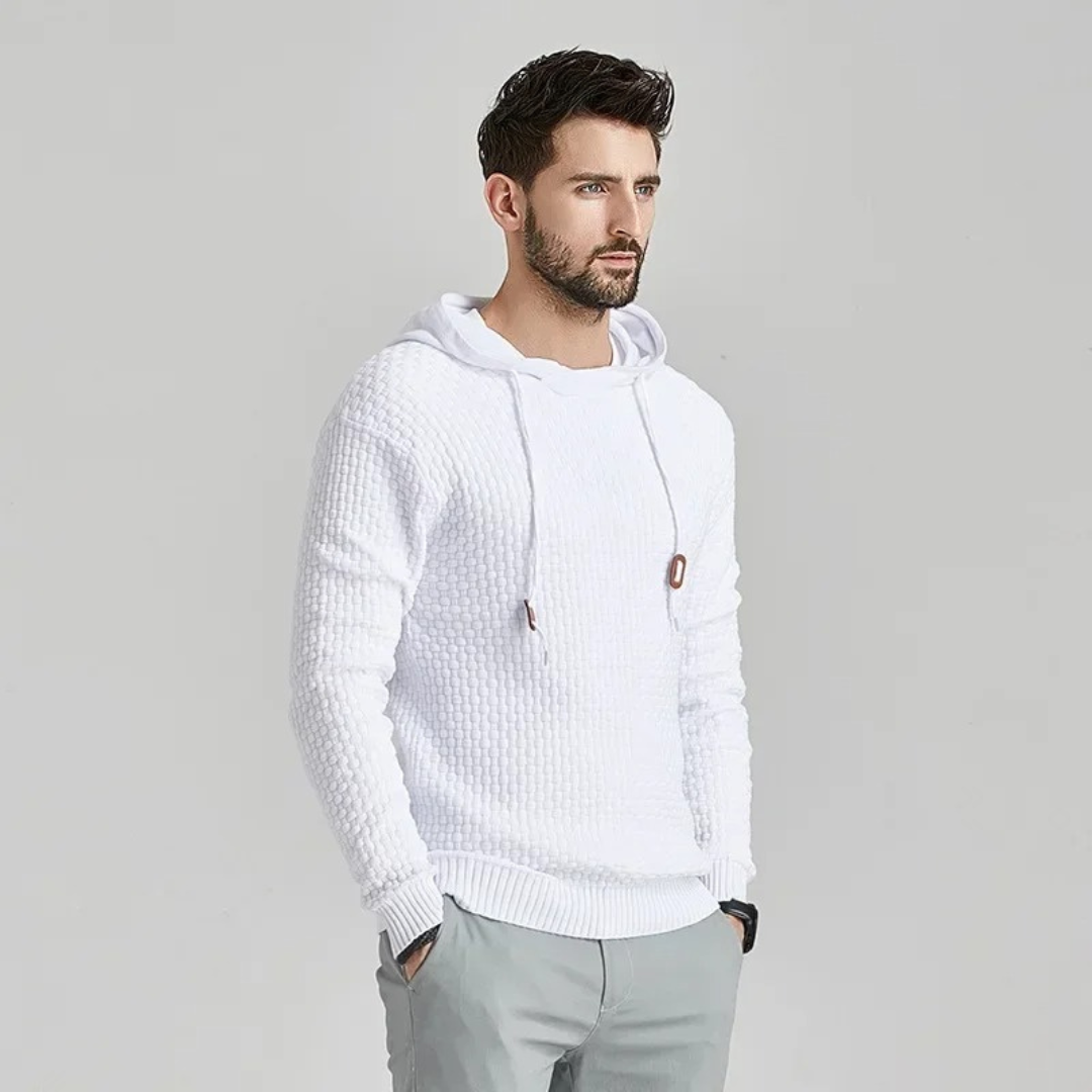 Hoodie à Capuche Homme Style Décontracté Motif Carreaux – Confort Moderne pour Tous les Jours