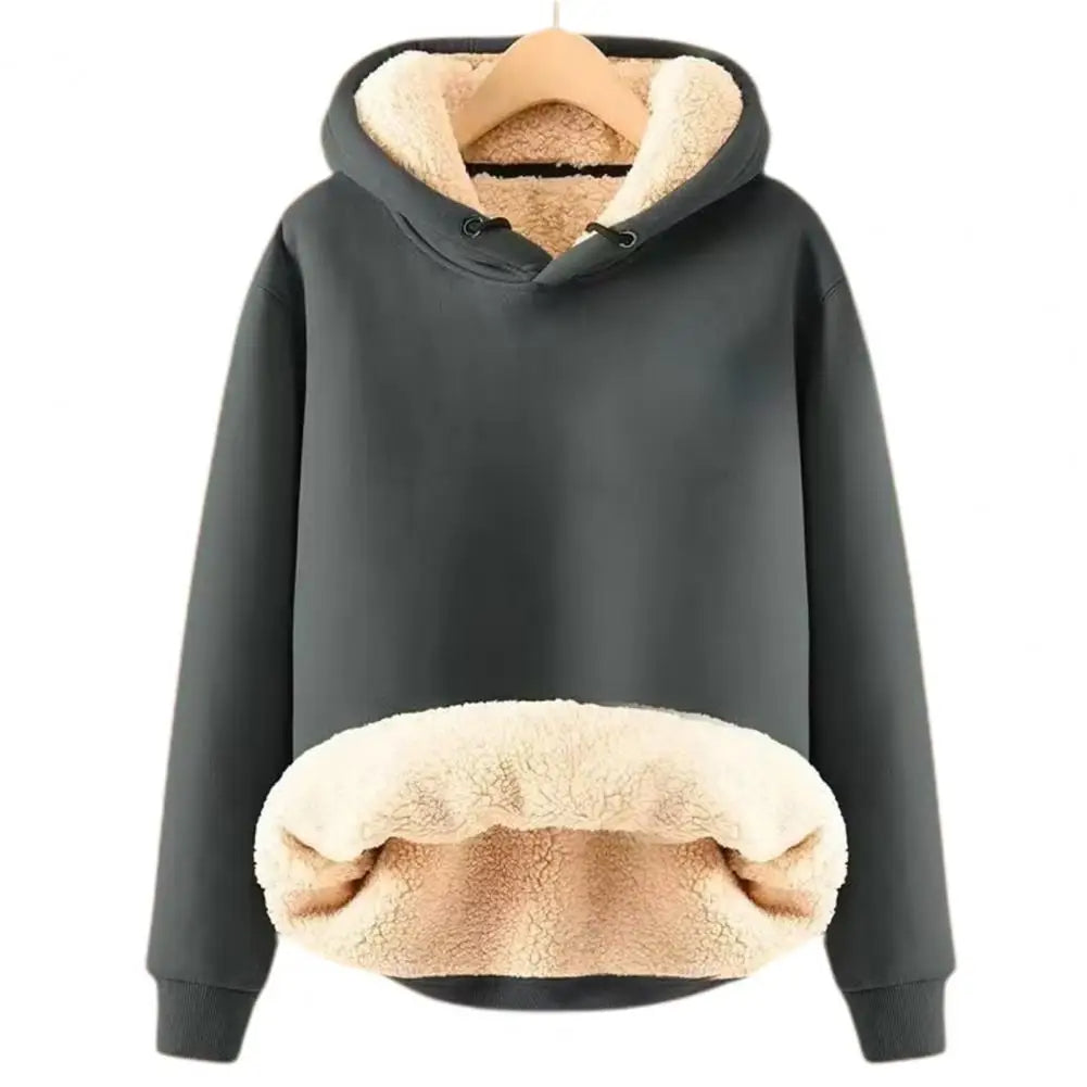 Natalie – Veste en Polaire Sherpa à Capuche