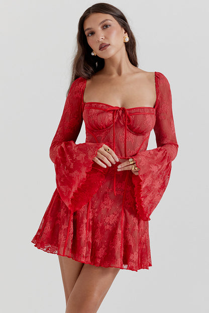 Jasmine – Robe Élégante en Dentelle