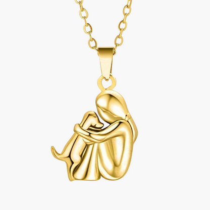 Collier Femme Pendentif Chien Design Symbolique Amitié et Amour Animal