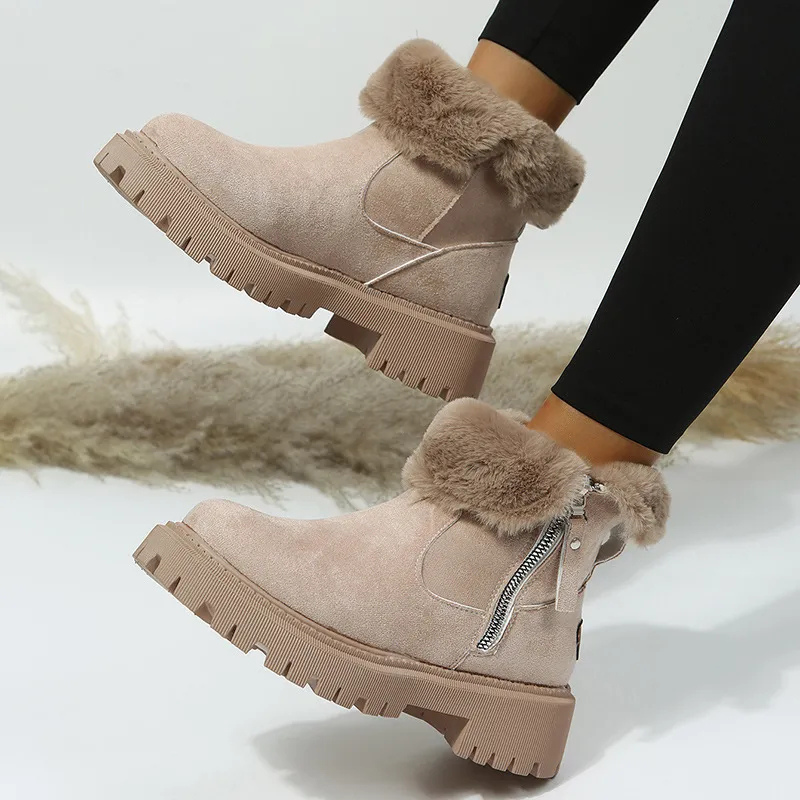 Bottes d'hiver femme stylées confortables pour la marche et le quotidien