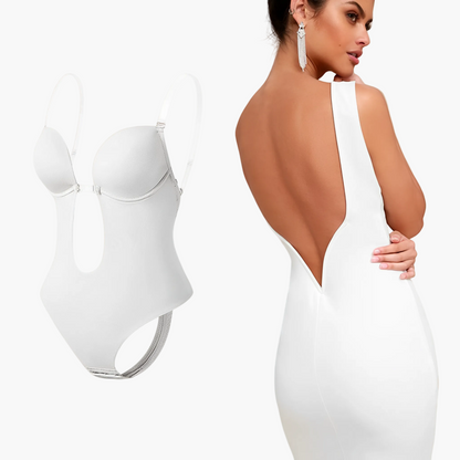 Sujetador de cuerpo con espalda descubierta para mujer, para vestido elegante y atuendos formales