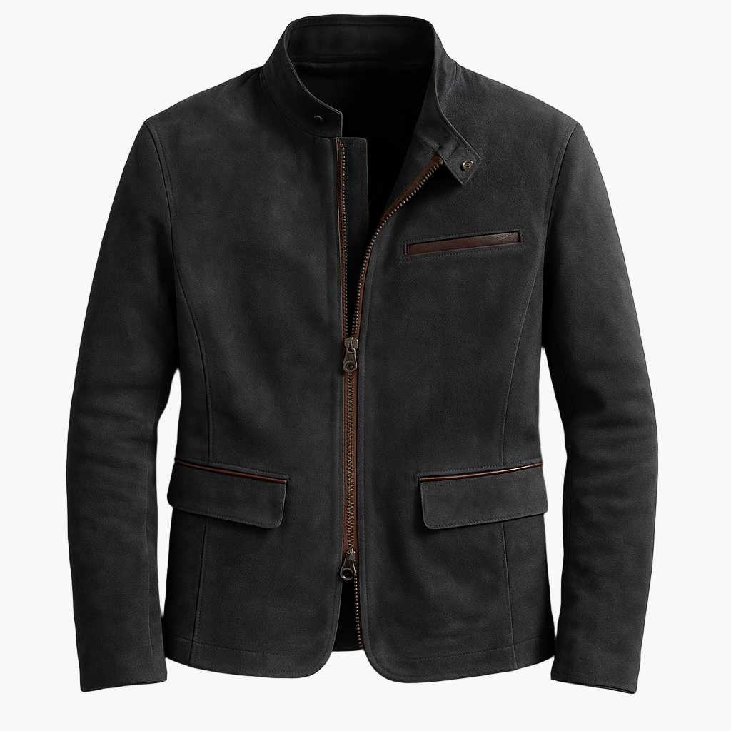 Veste de ville style motard pour homme – Élégance urbaine polyvalente