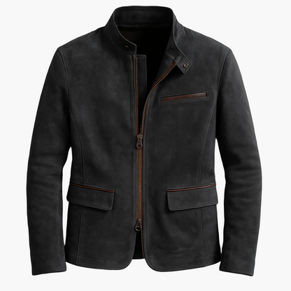 Veste de ville style motard pour homme – Élégance urbaine polyvalente