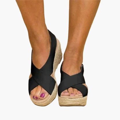 Ortopediske kilehæl-sandaler for kvinner – Moderne stil, daglig komfort, ideell for sommer