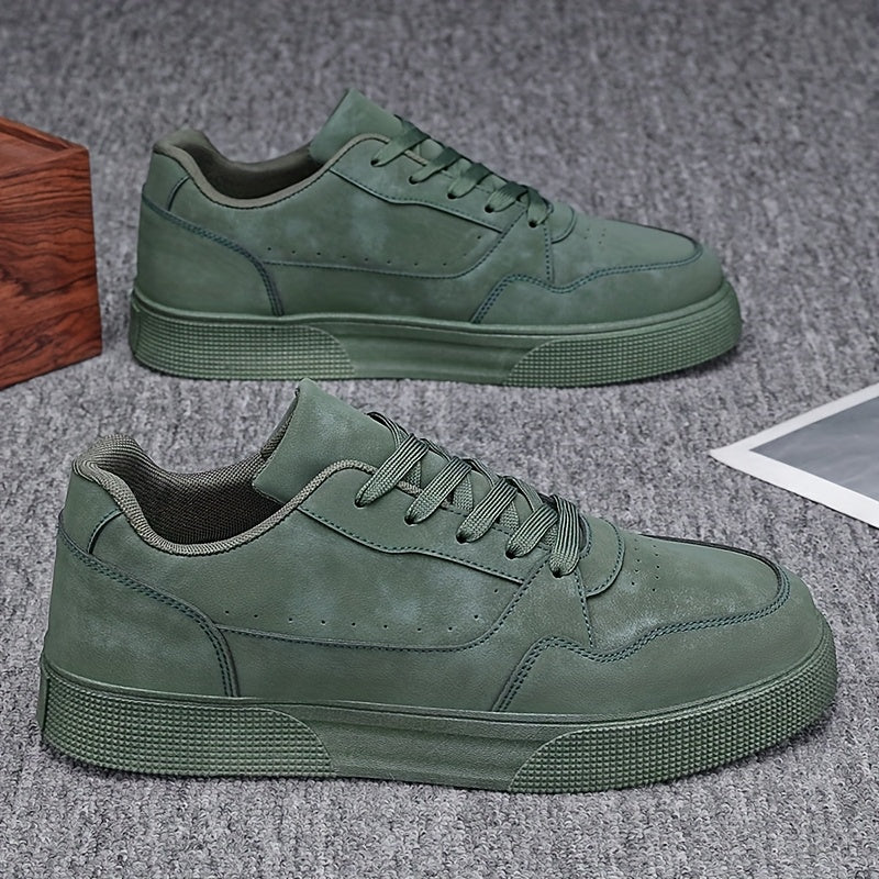 Låga sneakers för herrar i avslappnad urban stil för vardagsbruk