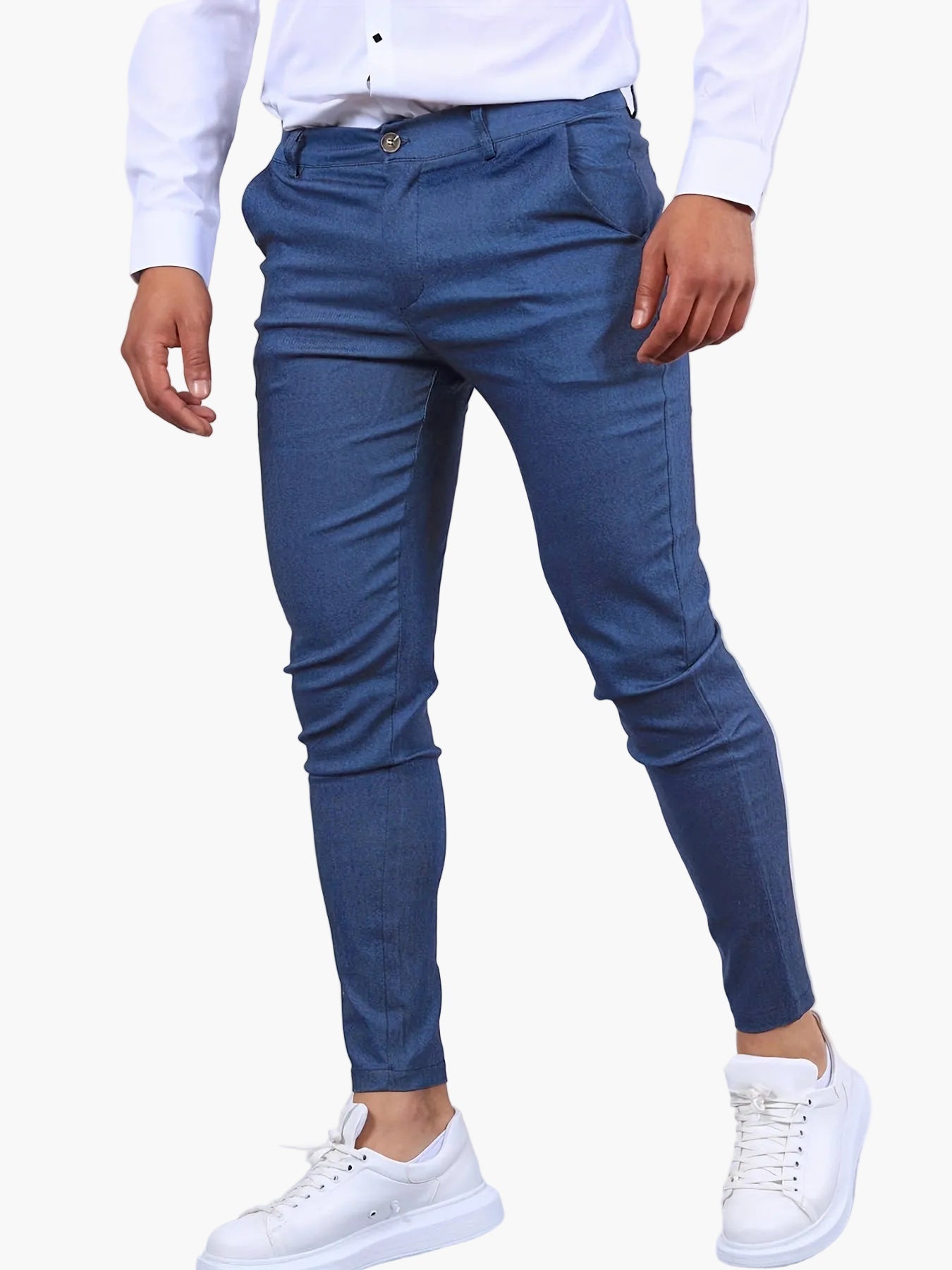 Pantaloni aderenti da uomo eleganti per affari e ufficio - Stile moderno e sagomato
