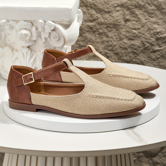Ballerines T-Bar Femme Élégantes Style Classique Quotidien