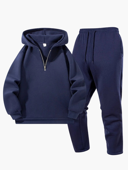 Ensemble Survêtement Décontracté Homme à Capuche et Pantalon Jogging - Style Moderne pour Détente et Sport