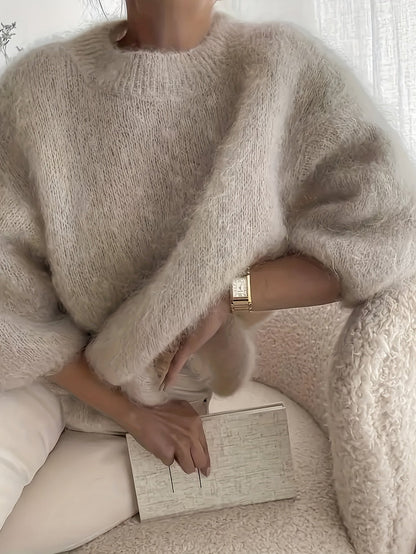 Pull élégant style décontracté femme pour automne hiver