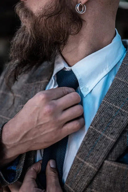 Costume Homme Trois Pièces Double Boutonnage Style Anglais Élégant et Polyvalent