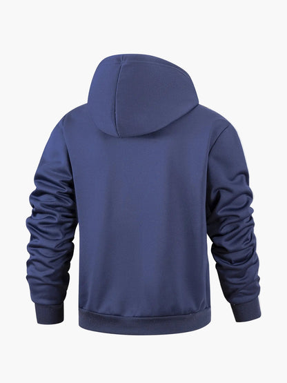 Ensemble Survêtement Homme Style Décontracté Hiver avec Capuche Doublée