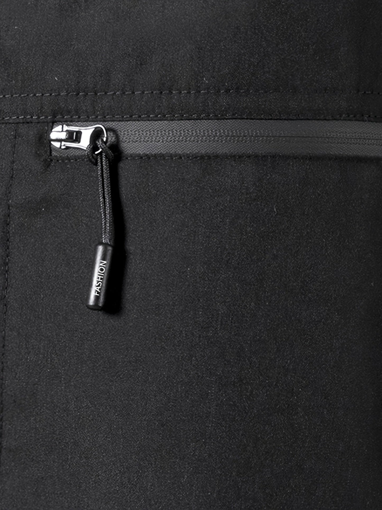 Short deportivo para hombre con múltiples bolsillos y cierre de cremallera, estilo casual para actividades deportivas y al aire libre