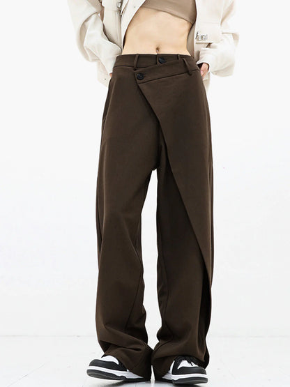 Wenche -Pantalon Baggy Asymétrique