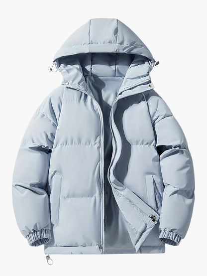 Veste doudoune homme à capuche style décontracté pour l’hiver