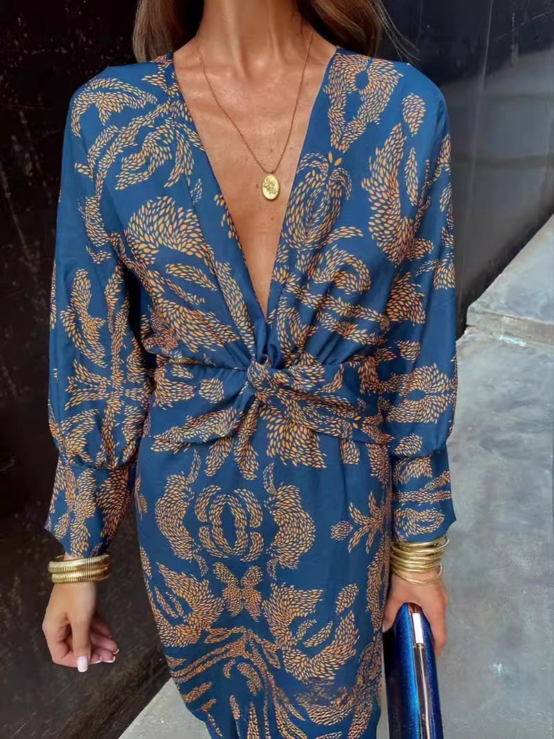 Robe Longue Élégante Femme Style Bohème Chic pour Soirée ou Travail