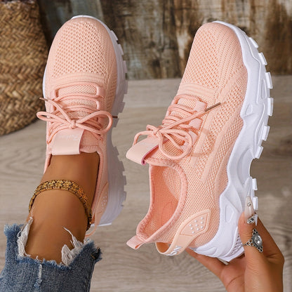 Baskets de sport femme ultra-légères style running pour loisirs et marche