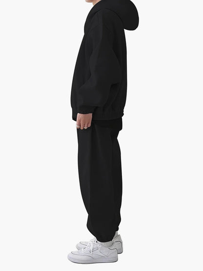 Ensemble de survêtement homme style décontracté sport avec capuche - idéal pour loisirs et sports d’automne hiver