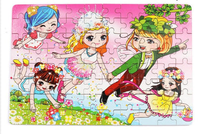 Puzzle en Bois Éducatif pour Enfants – Coffret Métal – Jeux d’Assemblage Animaux, Véhicules et Scènes de la Vie – Mixte 3 Ans+
